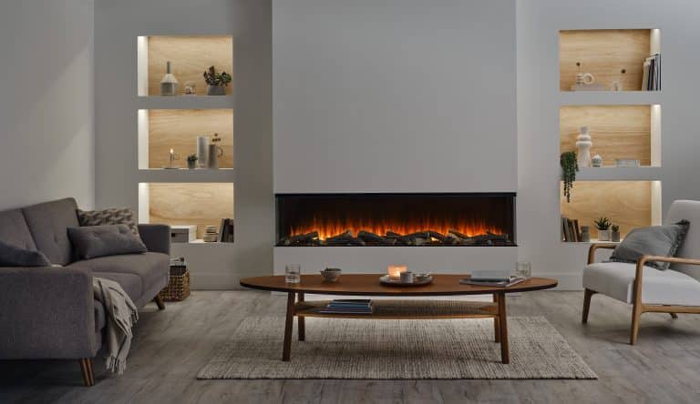 British Fires The Forest 75” Electric Fireplace